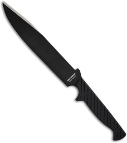 Meyerco Besh Wedge Fixed Blade Knife w/ G-10 Handle (7.625" Black Plain)