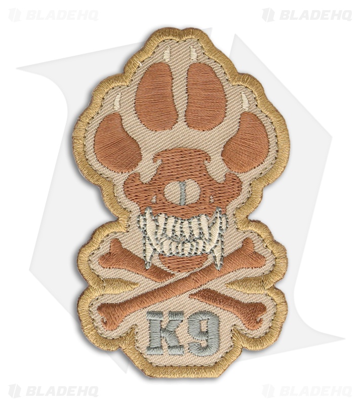 MSM K9 Patch Hook Velcro Back (Desert) Blade HQ