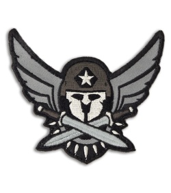 MSM Modern Spartan Hook Velcro Back Patch (SWAT)