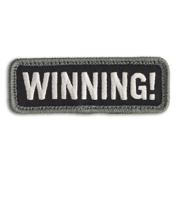 MSM Winning Patch Hook Velcro Back (SWAT)