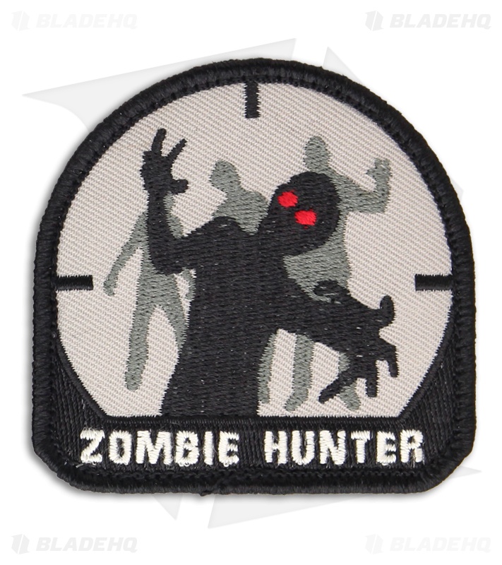 MSM Zombie Hunter Patch Hook Velcro Back (SWAT) Blade HQ