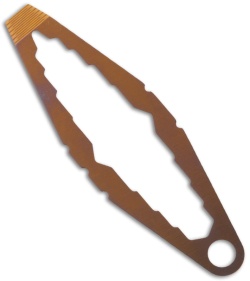 Mini WTF Keychain Multi-Tool Wrench That Fits (Bronze)