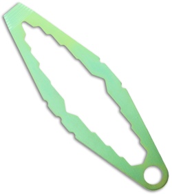 Mini WTF Keychain Multi-Tool Wrench That Fits (Toxic Green)