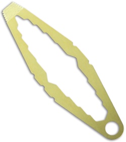 Mini WTF Keychain Multi-Tool Wrench That Fits (Yellow)