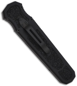 MOD Triton D/A OTF James Bond Knife Dagger Automatic (3.6" Black Plain/Serr) #51