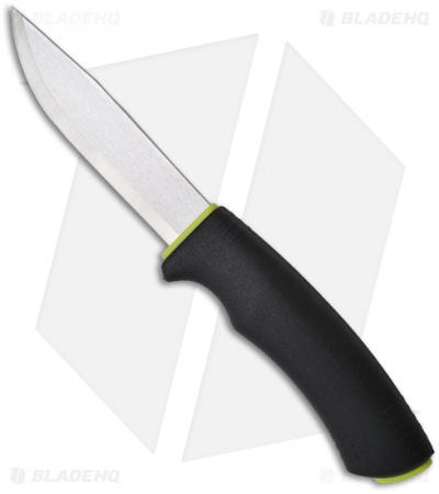 Mora of Sweden Morakniv Bushcraft Survival Lime/Black Handle (4.25" Satin)
