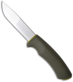 Mora of Sweden Outdoor 2010 Stainless Blade & Olive Drab Handle (4" Satin)