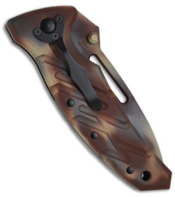 Ontario Extreme Military XM-1D Folding Combat Knife (Desert Camo PLN)