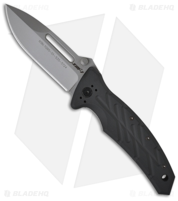 Ontario Extreme Military XM1 Folding Combat Knife (Bead Plain) 8750