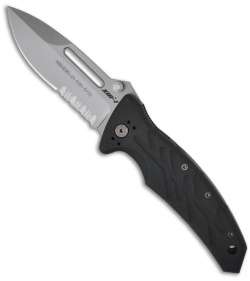 Ontario Extreme Military XM-1S Folding Combat Knife (Bead Serr) 8755