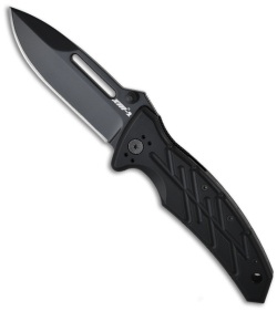 Ontario Extreme Military XM-2T Slim Line Folding Combat Knife (Black PLN)