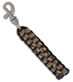 Para-Cord Wilson Tactical Lanyard Parachute Cord Key Chain  Black & Desert Camo