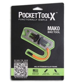 PocketToolX Mako Bike Tool Titanium Pocket Multi-Tool