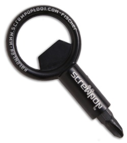 Screwpop 6-in-1 Keychain Multi-Tool (Black)