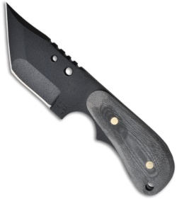 Shadow Tech Knives Back-Up XL Bowie Tanto Knife Fixed Blade Micarta (3.5" Plain)