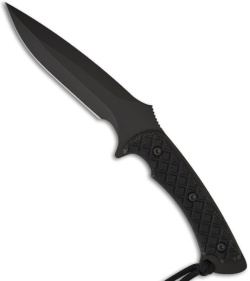 Spartan Blades Ares Knife Fixed Blade Black Micarta (5.38" Black Plain) SB1
