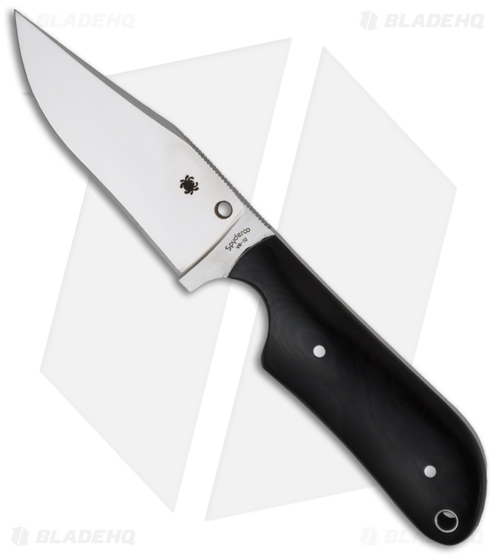 Spyderco Perrin Street Beat Fixed Blade Knife Micarta (3.5" Satin