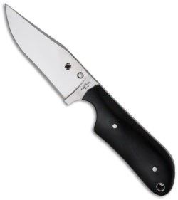 Spyderco Perrin Street Beat Knife Fixed Blade (3.5" Satin Plain) FB15P