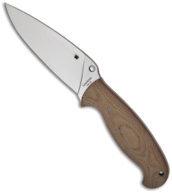 Spyderco Temperance 2 Fixed Blade Knife (4.87" Satin Plain) FB05P2