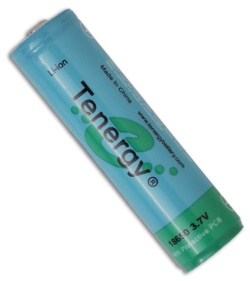 Tenergy Rechargeable Li-Ion 18650 3.7V 2600mAh Battery w/ PCB Protection