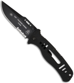 TOPS Knives CQT Thunder Hawke Hunter's Point Folding Knife (3.75" Serr) THK-02
