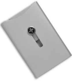 Wagner Super Slim Swiss Wallet w/ Money Clip (Silver) SW-705