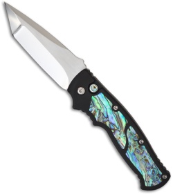 Walter Brend Custom M2 Auto Prototype w/ Abalone Inlays (4" Tanto)