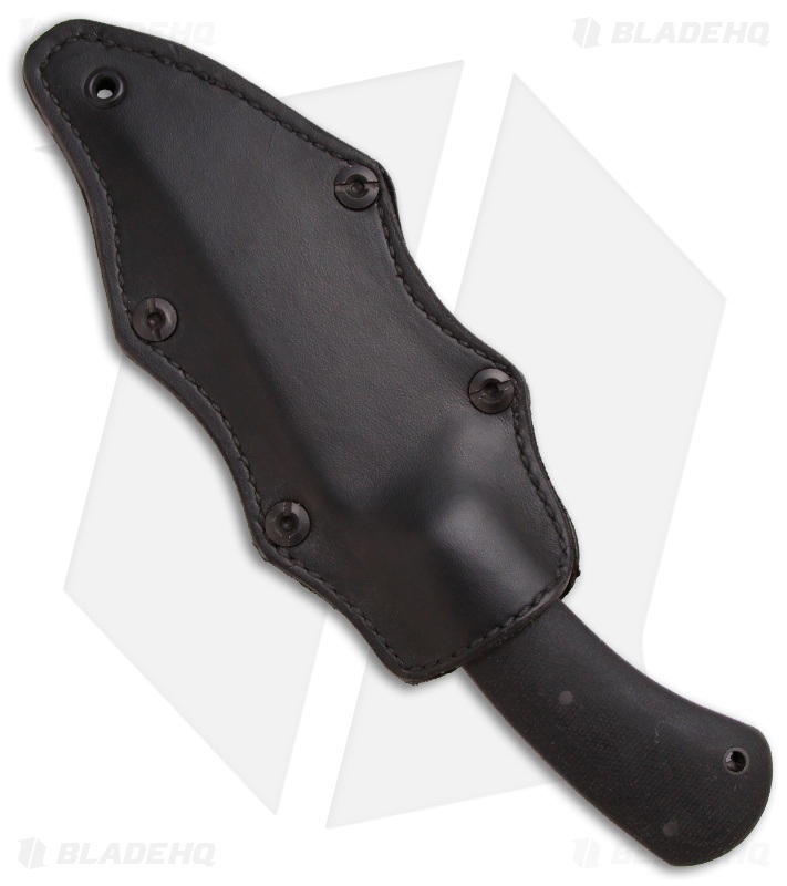 Winkler Knives WKII Belt Knife Fixed Blade Black Micarta (4.75" Caswell