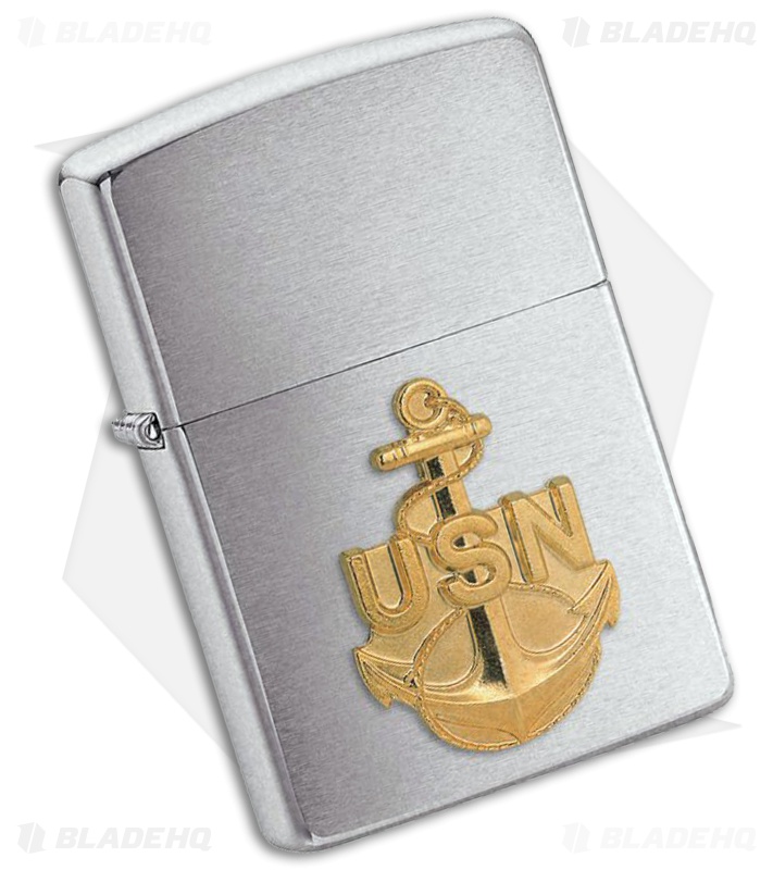 Zippo Lighter USN Navy Anchor Emblem 280ANC Blade HQ
