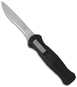 Benchmade Infidel Knife Double Action OTF Automatic (3.95" Satin Serr) 3310S