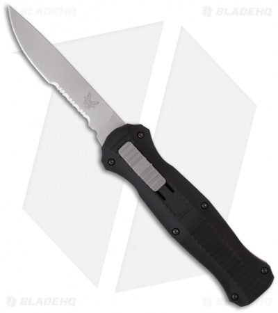 Benchmade Infidel Knife Double Action OTF Automatic (3.95" Satin Serr) 3310S