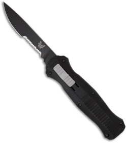 Benchmade Infidel Knife Double Action OTF Automatic (3.95" Black Serr) 3310SBK