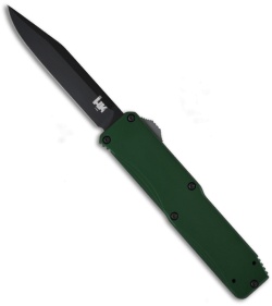 H&K Benchmade Tumult Green OTF Automatic Knife (Black PLN) 14800BKGRN