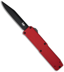 H&K Benchmade Tumult Red OTF Automatic Knife (Black PLN) 14800BKRED