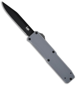 H&K Benchmade Tumult Silver OTF Automatic Knife (Black PLN) 14800BKSLV