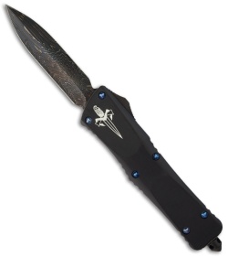 Microtech Marfione Custom Combat Troodon Knife (3.8" Blued Damascus)
