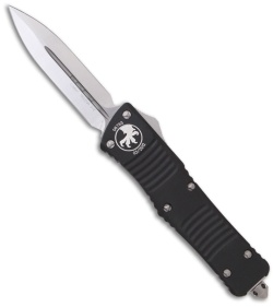 Microtech Combat Troodon D/A Dagger OTF Knife (3.8" Stonewash Plain) 142-10