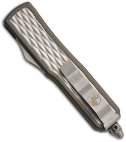 Microtech Green Daytona D/A OTF Automatic Knife (3.1" Black Plain) #001