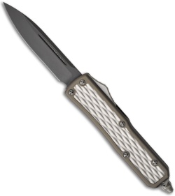 Microtech Green Daytona D/A OTF Automatic Knife (3.1" Black Plain) #001