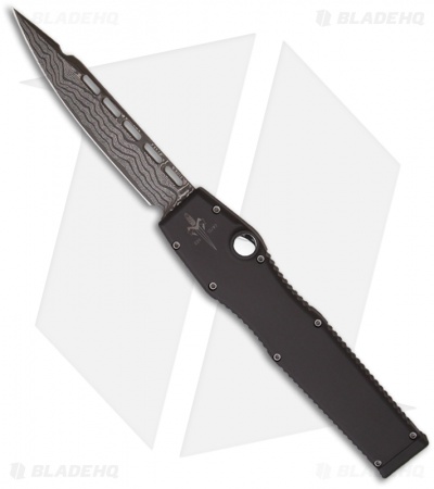RARE Microtech Marfione Custom Halo II OTF Automatic Knife (Damascus) 10/97 #50