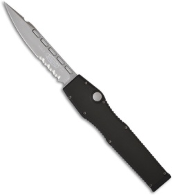 RARE Microtech Halo II 2 OTF Automatic Knife (4" Bead Blast Serr) 09/97