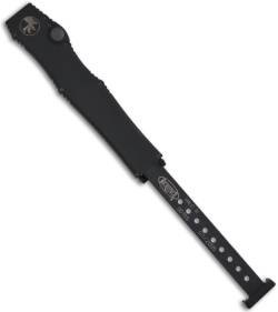 Microtech Tactical Halo III 3 OTF Automatic Knife (4" Black Plain) 07/2005