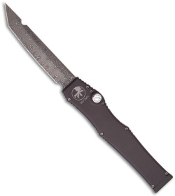 Microtech Halo III 3 OTF Automatic Knife w/ Abalone Button (4" Damascus) 02/2001