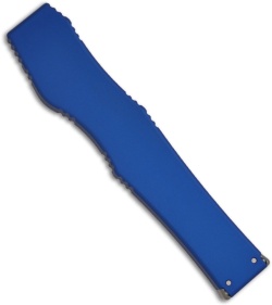 Microtech Blue Halo 5 V OTF Automatic Tanto Knife (Satin PLN) 150-4B