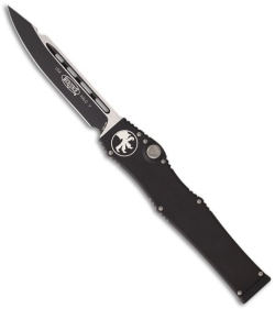 Microtech Halo 5 V OTF Automatic Knife S/E (4.6" Black Plain) 151-1