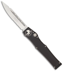 Microtech Halo 5 V OTF Automatic Knife S/E (4.6" Stonewash Serr) 151-11
