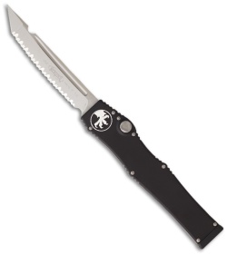 Microtech Halo 5 V OTF Tanto Automatic Knife (4.6" Bead Blast Full Serr) 150-9
