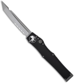 Microtech Halo 5 V OTF Automatic Tanto Edge Knife (Bead Blast Serr) 150-8