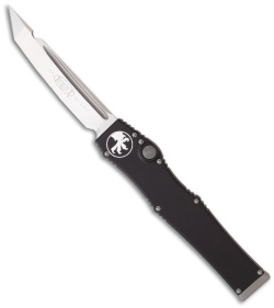 Microtech Halo 5 V OTF Automatic Knife T/E Tanto (4.6" Satin Plain) 150-4