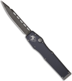 Rare Microtech Custom Micro Mini Halo OTF Automatic Knife (2" Damascus) 1/99